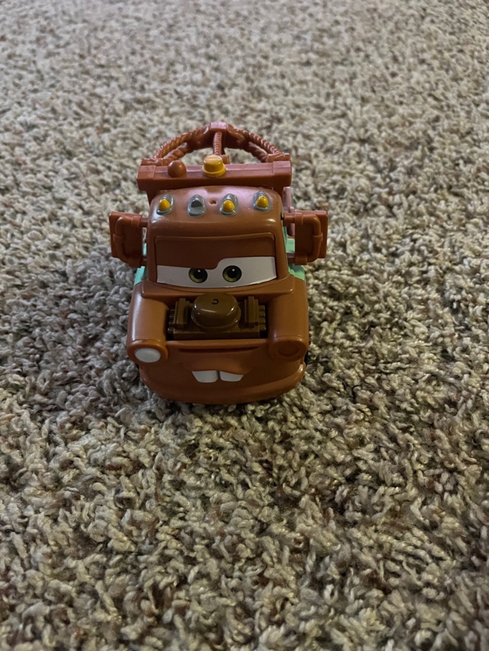 Disney Brown Tow Truck Character Toy